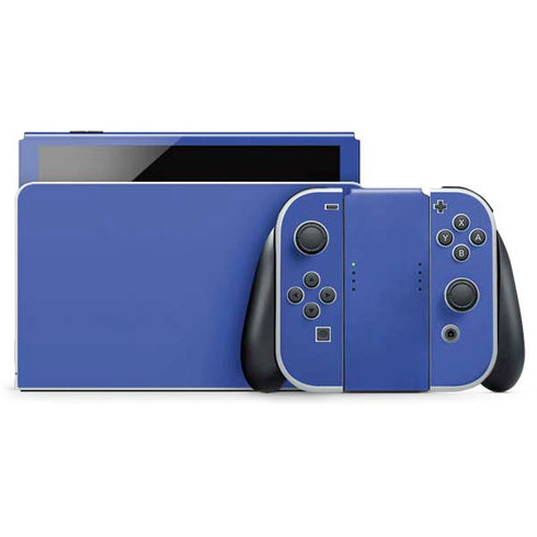 Blue Solid Nintendo Switch OLED (2021) Skin